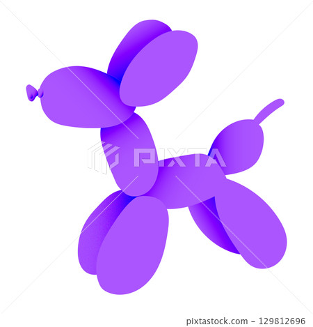 彩色氣球狗插畫。顏色可選。 | 氣球狗,氣球,狗,顏色 彩色氣球狗插畫。顏色可選。 | 氣球狗,氣球,狗,顏色 129812696