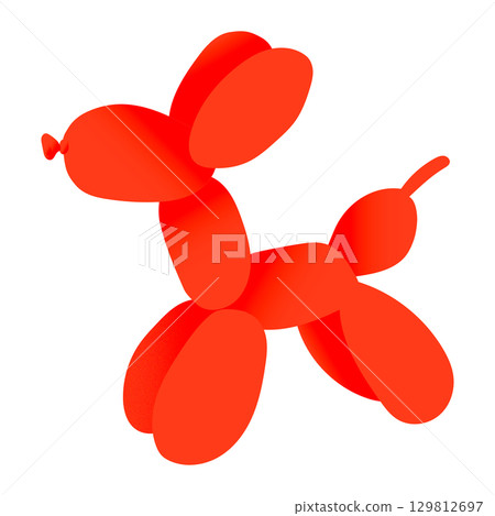 彩色氣球狗插畫。顏色可選。 | 氣球狗,氣球,狗,顏色 彩色氣球狗插畫。顏色可選。 | 氣球狗,氣球,狗,顏色 129812697