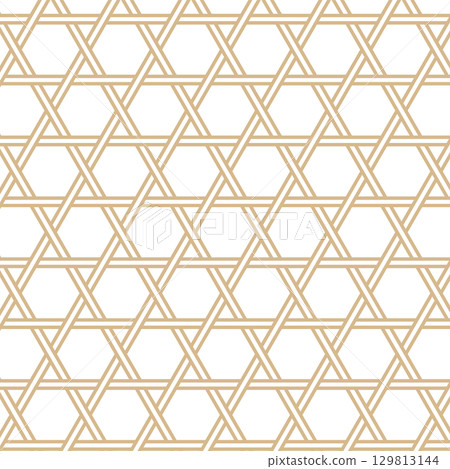 傳統日式圖案素材。 Kagome圖案的無縫日式設計素材。 傳統日式圖案素材。 Kagome圖案的無縫日式設計素材。 129813144
