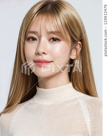 Young lady's portrait 129813476