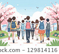 放學後的學生 129814116