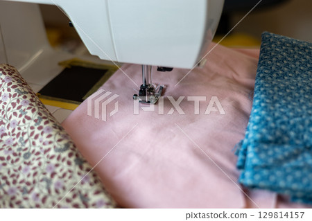 Sewing machine and fabric 129814157