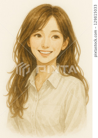 White Haired Woman 129815033
