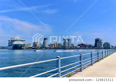 函館港與船舶(北海道函館市) 函館港與船舶(北海道函館市) 129815311