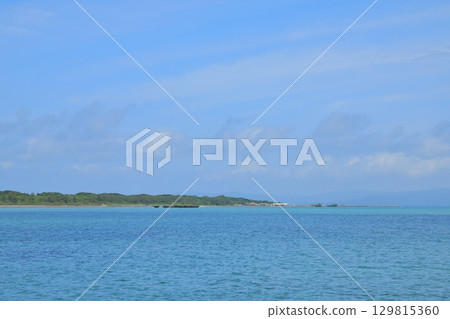 Coastline view from Iko Pier on Kuroshima Island Coastline view from Iko Pier on Kuroshima Island 129815360