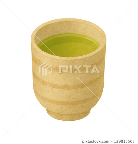 [Sushi] Tea illustration/Type 3 129815505