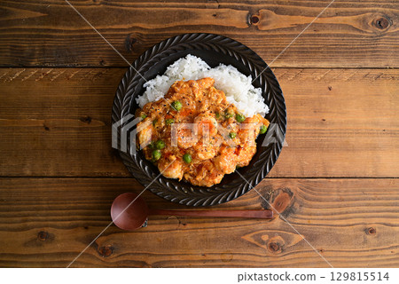 蝦辣椒碗 129815514