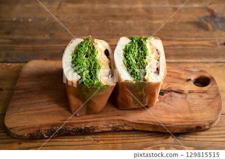 蛋生菜三明治 蛋生菜三明治 129815515