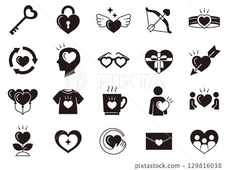 Heart icon 05 Heart icons Heart icon 05 Heart icons 129816038