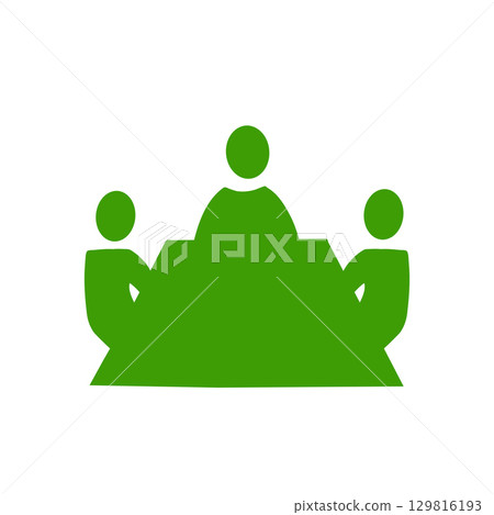 Meeting Discussion Icon 129816193