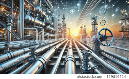 High resolution oil and gas pipeline system 129816214