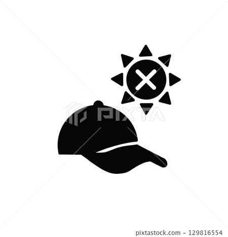 Sun Protection Icon 129816554