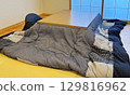 A Japanese-style room with a kotatsu 129816962