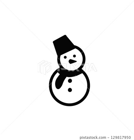 Snowman Icon 129817950