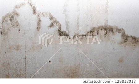 Flooding rainwater or floor heating systems, causing damage, peeling paint and mildew. 129818018