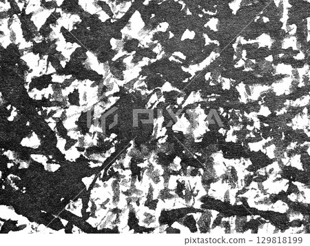 Abstract black and white texture resembling nature patterns in a creative design setting 129818199