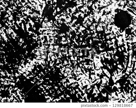 Black and white abstract texture featuring chaotic patterns and contrasting lines in a dynamic composition Black and white abstract texture featuring chaotic patterns and contrasting lines in a dynamic composition 129818667