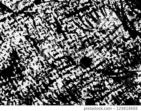 Abstract black and white texture featuring chaotic patterns from ink splashes and brush strokes in a creative art piece Abstract black and white texture featuring chaotic patterns from ink splashes and brush strokes in a creative art piece 129818688