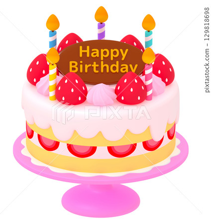 生日蛋糕 生日蛋糕 129818698
