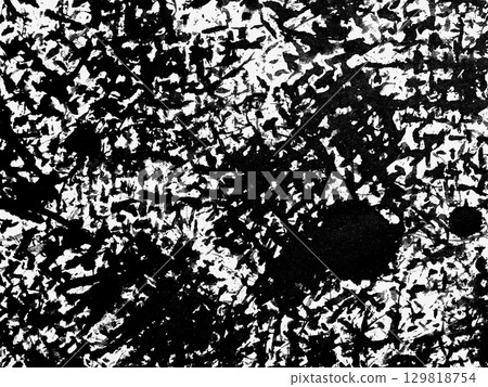 Abstract black and white texture with intricate patterns resembling natural elements in an artistic composition Abstract black and white texture with intricate patterns resembling natural elements in an artistic composition 129818754