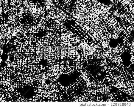 Abstract black and white texture showcasing intricate patterns and textures at an artistic view 129818943