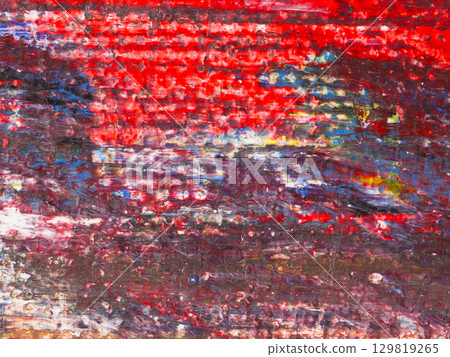 Vibrant abstract artwork featuring bold colors and intricate textures created by a contemporary artist in a studio setting Vibrant abstract artwork featuring bold colors and intricate textures created by a contemporary artist in a studio setting 129819265