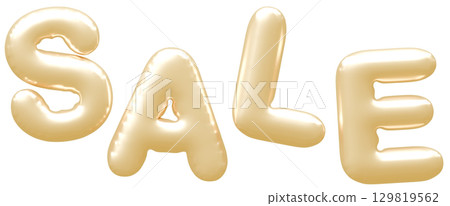 3D圖片_氣球_促銷_黃色 3D圖片_氣球_促銷_黃色 129819562