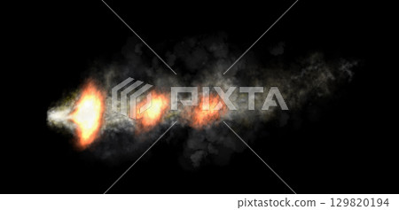 Dragon fire exhaust flame burst with smoke on transparent background tuning car backfire effect for racing and drift Dragon fire exhaust flame burst with smoke on transparent background tuning car backfire effect for racing and drift 129820194