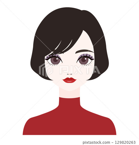 Front facing female face 11 Front facing female face 11 129820263