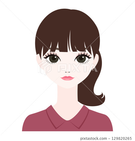 正面女性臉 13 129820265