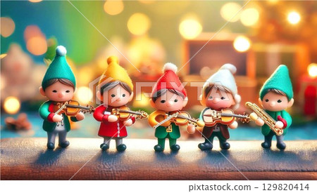 微型娃娃矮人音樂家 微型娃娃矮人音樂家 129820414