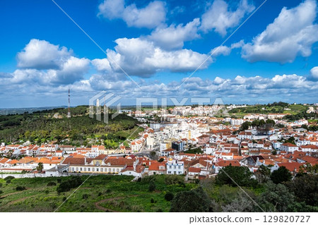 Portuguese city of Santiago do Cacem in the District of Setubal, Alentejo region in Portugal Portuguese city of Santiago do Cacem in the District of Setubal, Alentejo region in Portugal 129820727