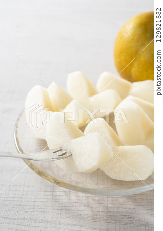 pear wedges pear wedges 129821882