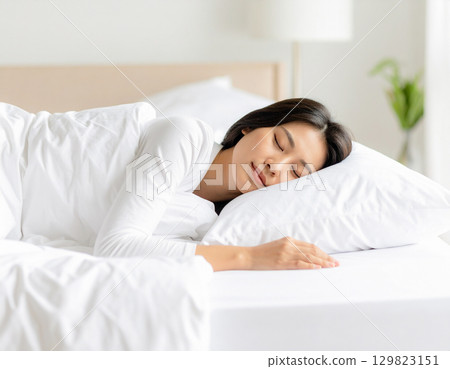 一個女人睡著了 129823151