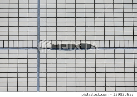 Cracks in the outer wall tiles image Cracks in the outer wall tiles image 129823652