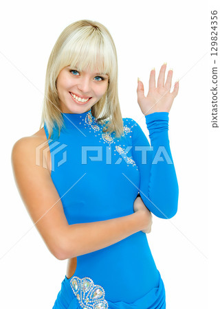 sign of greeting 129824356