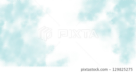 Vector Isolated Grunge Halftone Texture Pattern. Abstract design Background. Retro Duotone Overlay Backdrop Element. Halftone Cloud. Duotone dotted Smoke 129825275