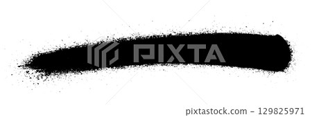 Abstract spray brush stroke design 129825971
