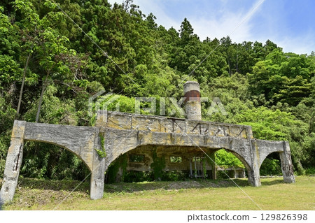 Sado Gold Mine foundry ruins Sado Gold Mine foundry ruins 129826398