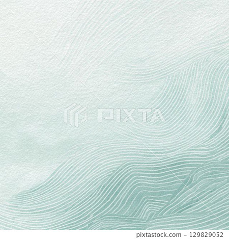 Watercolor pale aqua background 129829052