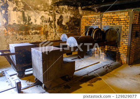 The crematoria at Auschwitz 129829077