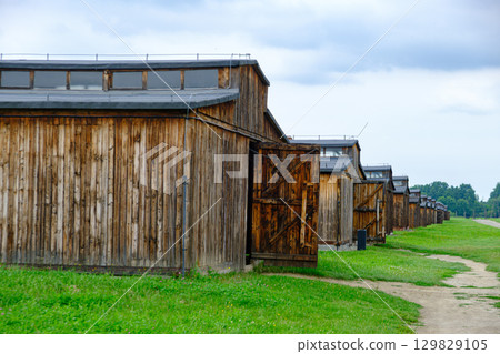 Wooden Barracks Line Wooden Barracks Line 129829105