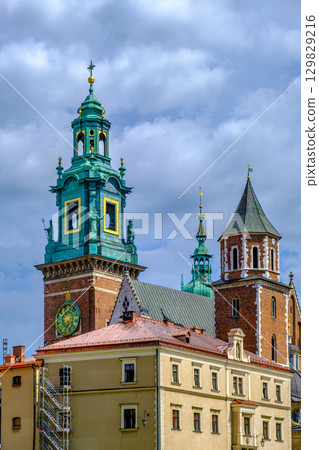 Wawel Cathedral Clock Tower 129829216