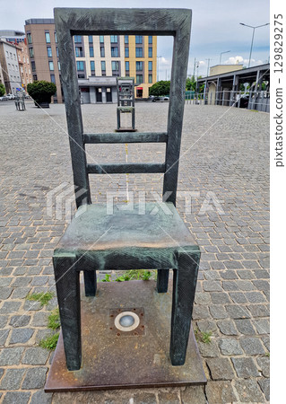 Memorial Chairs at Ghetto Heroes Square, Krakow, Poland 129829275