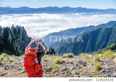 夏天的木曾駒山 129829338