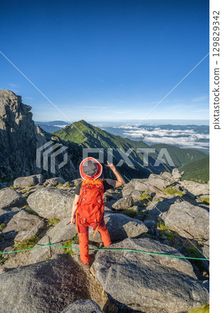 Mt. Kisokoma in summer 129829342
