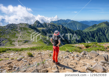 Mt. Kisokoma in summer 129829369