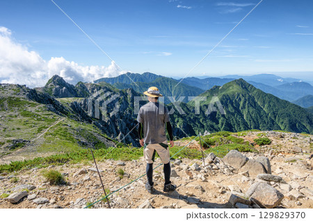 Mt. Kisokoma in summer 129829370