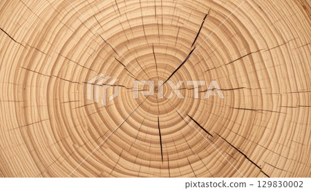 AI Image: Tree rings of a large tree 129830002