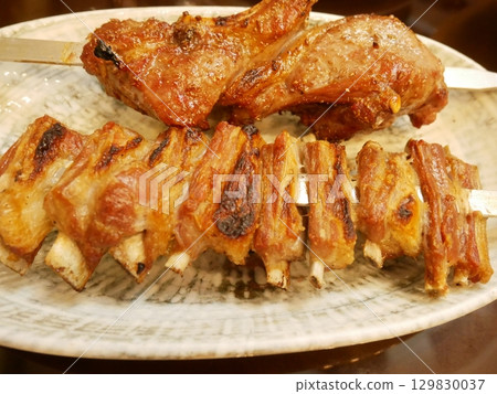 烏茲別克傳統菜餚 Shashlik（烤肉串） 129830037